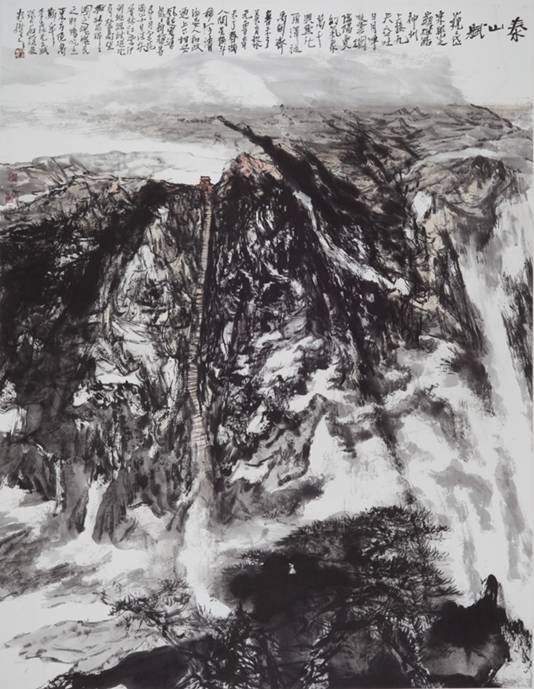 張志民，2012年，《泰山賦》170cm×130cm
